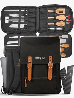 Chef Sac Black Culinary Backpack